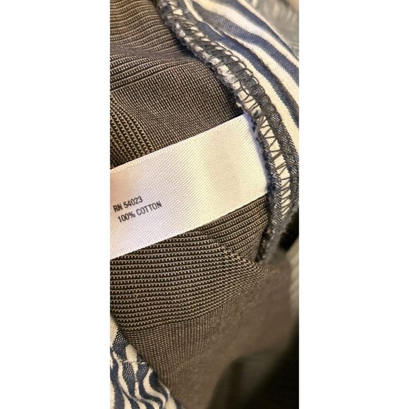 GAP Tailored Casual Pants Strait Fit Cotton Trousers in Beige Tartan Size 31/30 - Picture 5 of 8